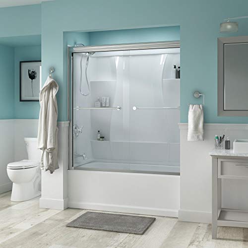 Delta Shower Doors SD3276596 Trinsic Semi-Frameless Traditional Sliding Bathtub Door ...