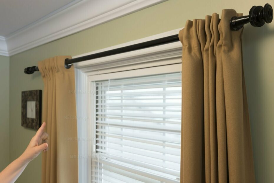curtain rod 5 inch projection