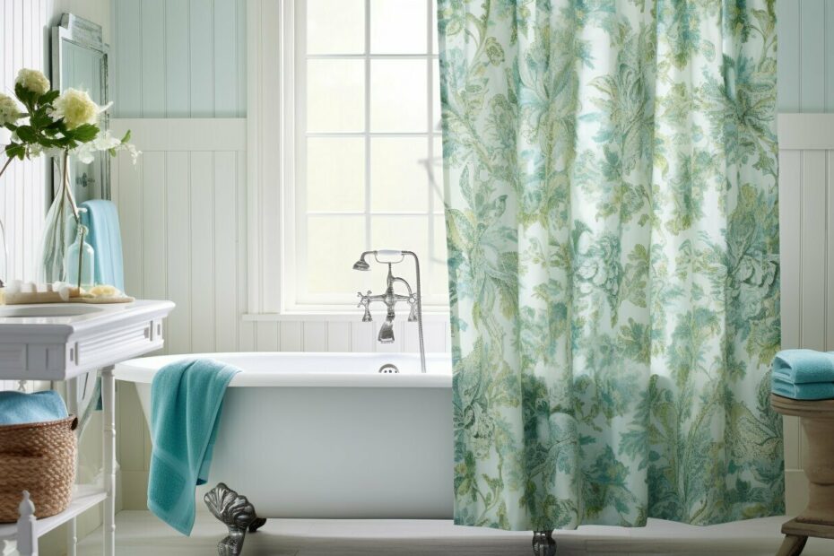 jacobean shower curtain