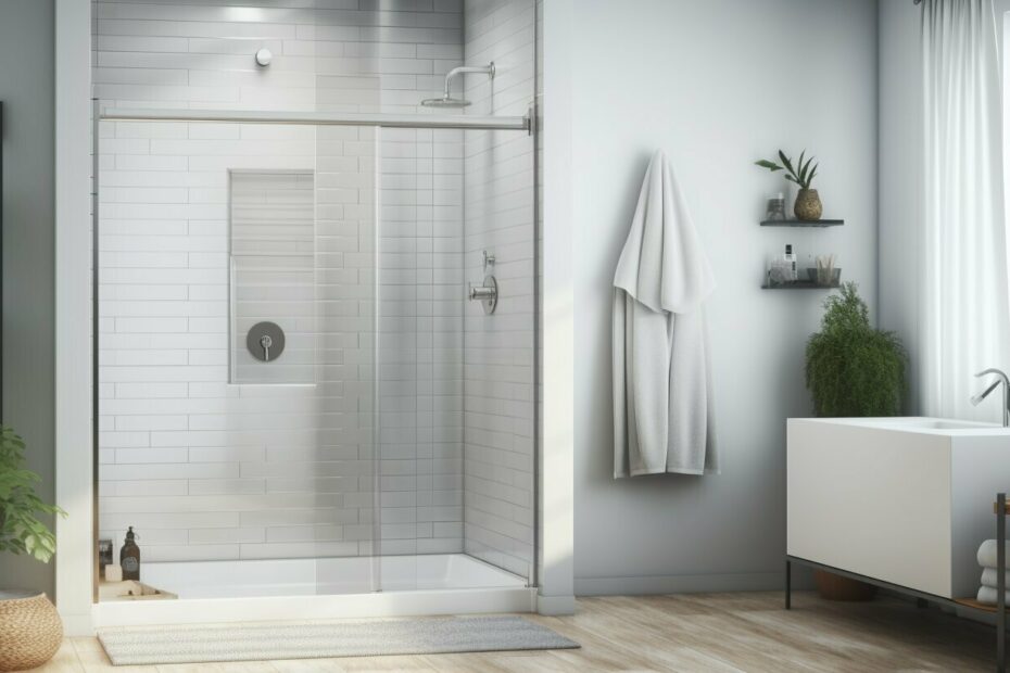shower curtain vs glass door