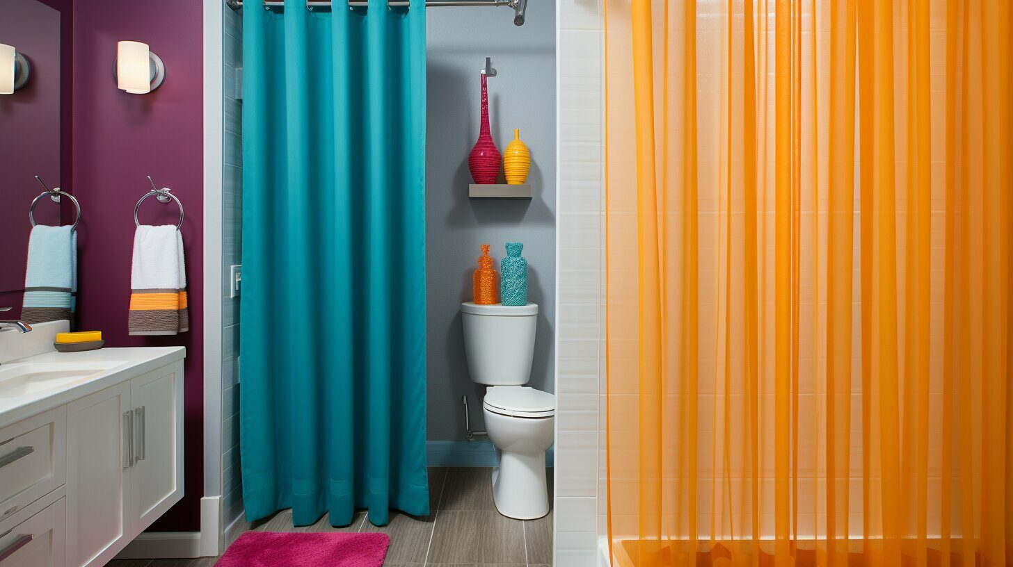 shower door vs shower curtain